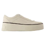 White Leather Jil Sander Sneakers