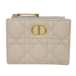 White Leather Dior Wallet