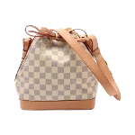 White Leather Louis Vuitton Petit Noe