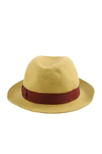 Yellow Wool Borsalino Hat