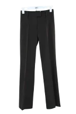 Black Polyester Plein Sud Pants