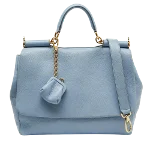 Blue Leather Dolce & Gabbana Sicily