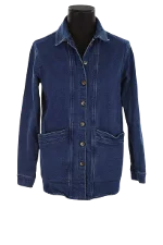 Blue Cotton Sézane Jacket