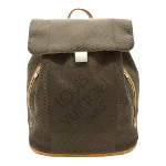 Brown Canvas Louis Vuitton Backpack