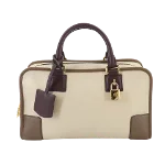 Beige Leather Loewe Handbag