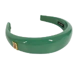 Green Fabric Miu Miu Hair Accessory