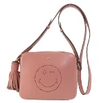 Pink Leather Anya Hindmarch Shoulder Bag