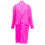 Pink Wool Balenciaga Coat