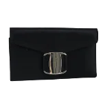 Black Leather Salvatore Ferragamo Wallet