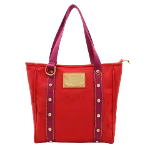 Red Canvas Louis Vuitton Antigua