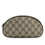 Beige Canvas Gucci Clutch