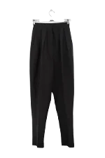 Black Cotton Yves Saint Laurent Pants