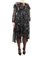 Black Silk Zimmermann Dress