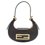 Black Leather Fendi Handbag