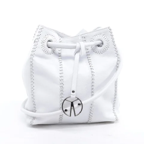 White Leather Coccinelle Shoulder Bag