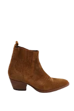 Brown Suede Maje Boots