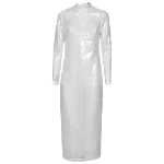 White Polyester Staud Dress