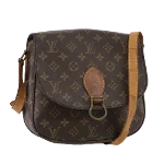 Brown Canvas Louis Vuitton Saint Cloud