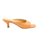 Orange Leather By Far Sandals