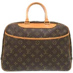 Brown Canvas Louis Vuitton Deauville 