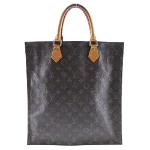 Brown Canvas Louis Vuitton Sac Plat