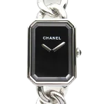 Black Stainless Steel Chanel Watch