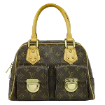 Brown Canvas Louis Vuitton Manhattan