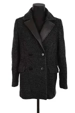 Black Wool The Kooples Coat