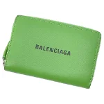 Green Canvas Balenciaga Wallet