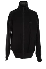 Black Cotton Adidas Jacket