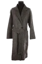 Grey Wool Sézane Coat