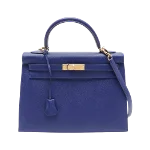 Blue Leather Hermès Kelly