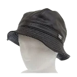 Black Fabric Burberry Hat