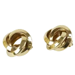 Gold Metal Givenchy Earrings