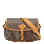 Brown Canvas Louis Vuitton Sologne