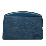 Blue Leather Louis Vuitton Abbesses