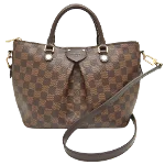 Brown Canvas Louis Vuitton Damier Geant Associe