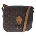 Brown Canvas Louis Vuitton Saint Cloud