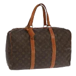 Brown Canvas Louis Vuitton Travel Bag