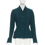 Green Wool Karl Lagerfeld Jacket
