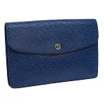 Blue Leather Louis Vuitton Montaigne