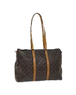 Brown Canvas Louis Vuitton Flanerie