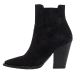 Black Suede Yves Saint Laurent Boots