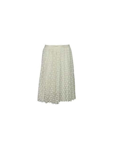 White Cotton Joseph Skirt