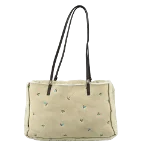 Beige Wool Versace Shoulder Bag