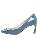 Blue Leather Roger Vivier Heels