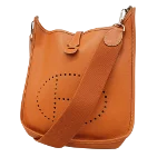 Brown Leather Hermès Evelyne