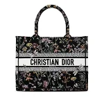 Black Canvas Dior Book Tote