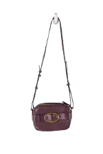 Purple Leather Vanessa Bruno Shoulder Bag