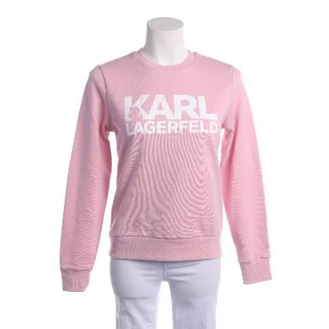 Pink Cotton Karl Lagerfeld Sweatshirt